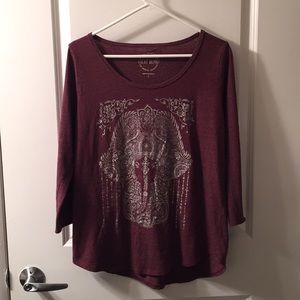 Lucky Brand 3/4 Sleeve T-shirt